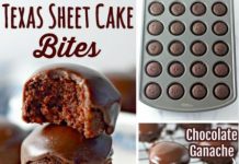 Texas Sheet Cake Bites