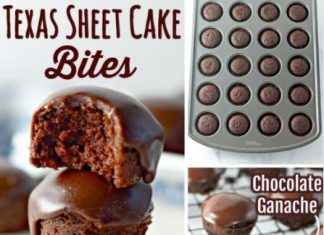 Texas Sheet Cake Bites