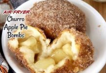 AIR FRYER CHURRO APPLE PIE BOMBS