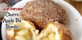 AIR FRYER CHURRO APPLE PIE BOMBS