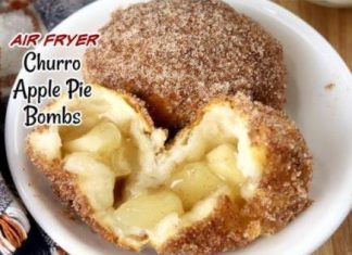 AIR FRYER CHURRO APPLE PIE BOMBS