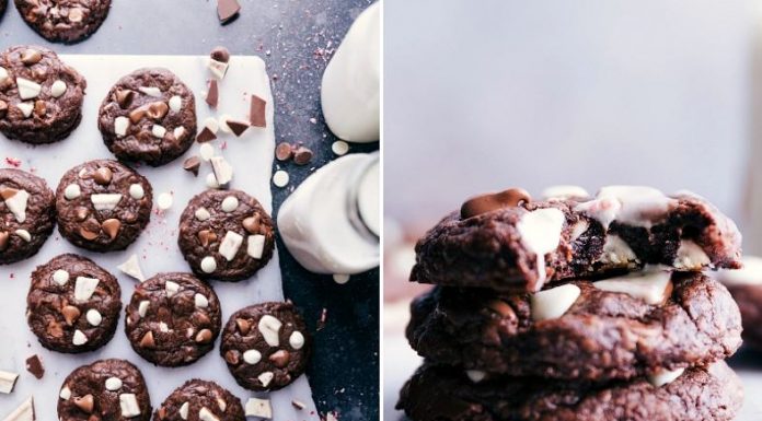 PEPPERMINT BARK COOKIES