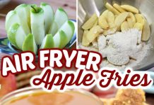 AIR FRYER APPLE FRIES
