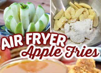 AIR FRYER APPLE FRIES