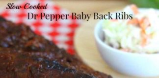 Slow Cooked Dr Pepper Baby Back Ribs