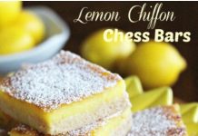 Lemon Chiffon Chess Bars