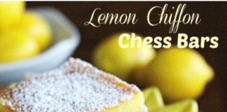 Lemon Chiffon Chess Bars