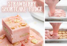 Strawberry Shortcake Fudge