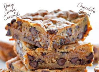 Chocolate Chip Caramel Bars