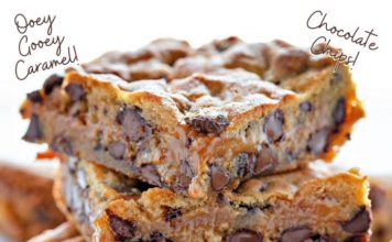 Chocolate Chip Caramel Bars