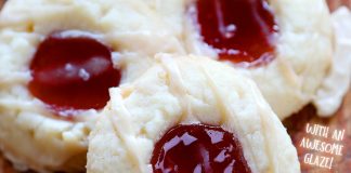 Raspberry Thumbprint Cookies