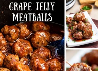 Crockpot Grape Jelly Meatballs