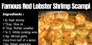 Famous Red Lobster Shrimp Scampi