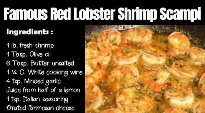 Famous Red Lobster Shrimp Scampi