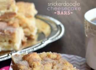 Snickerdoodle Cheesecake Bars