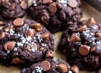 Chocolate Chocolate Chip Cookies
