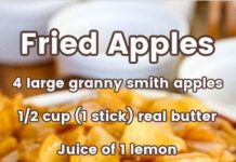 FRIED APPLES