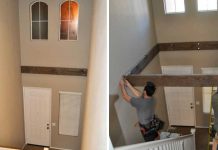 Couple Outgrowing Their Townhome Create A Clever Extra Space Above The Foyer