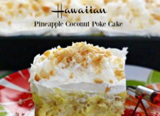 Hawaiian Pineapple-Coconut Poke Cake