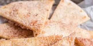 Baked Cinnamon Sugar Tortilla Chips Recipe