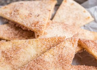 Baked Cinnamon Sugar Tortilla Chips Recipe