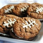 Chocolate Oatmeal Cream Pie Footballs
