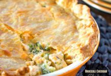 Broccoli Cheddar Chicken Pot Pie