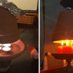 People Are Making Mini Heaters Out Of Flower Pots During Widespread Power Outage