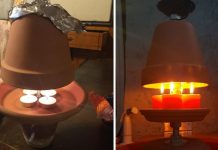 People Are Making Mini Heaters Out Of Flower Pots During Widespread Power Outage