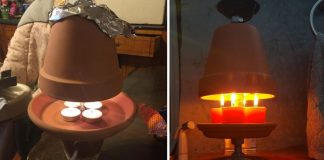 People Are Making Mini Heaters Out Of Flower Pots During Widespread Power Outage