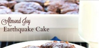 Almond Joy Earthquake Cake