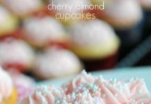 Cherry Almond Cupcakes