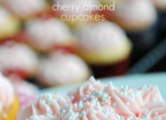 Cherry Almond Cupcakes
