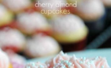 Cherry Almond Cupcakes