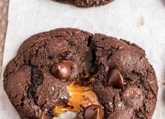 Salted Caramel Chocolate Cookies