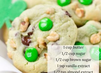 PISTACHIO AND CHOCOLATE LEPRECHAUN COOKIES