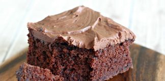 Best Chocolate Cake Recipe with Chocolate Sour Cream Frosting