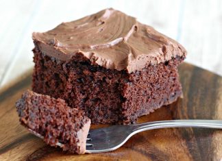 Best Chocolate Cake Recipe with Chocolate Sour Cream Frosting