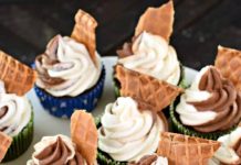Creamy Chocolate Vanilla Swirl Buttercream Frosting Recipe