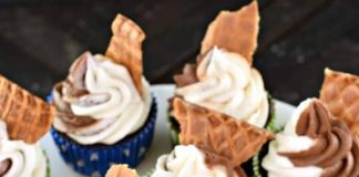 Creamy Chocolate Vanilla Swirl Buttercream Frosting Recipe