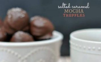 Salted Caramel Mocha Truffles