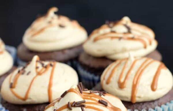 Chocolate Biscoff Cupcakes