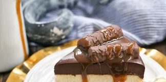 Chocolate Caramel Twix Cheesecake