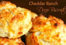 Cheddar Ranch Drop Biscuits