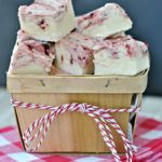 White Chocolate Raspberry Fudge