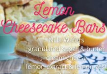Lemon Cheesecake Bars