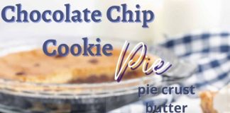 Chocolate Chip Cookie Pie
