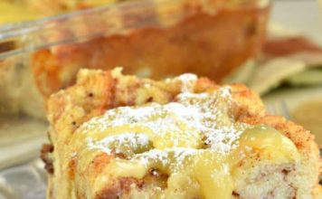 Dad’s Bread Pudding Recipe with Lemon Sauce