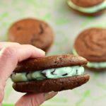 Mint Chocolate Chip Whoopie Pies