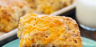 SAUSAGE CHEESE BISCUITS